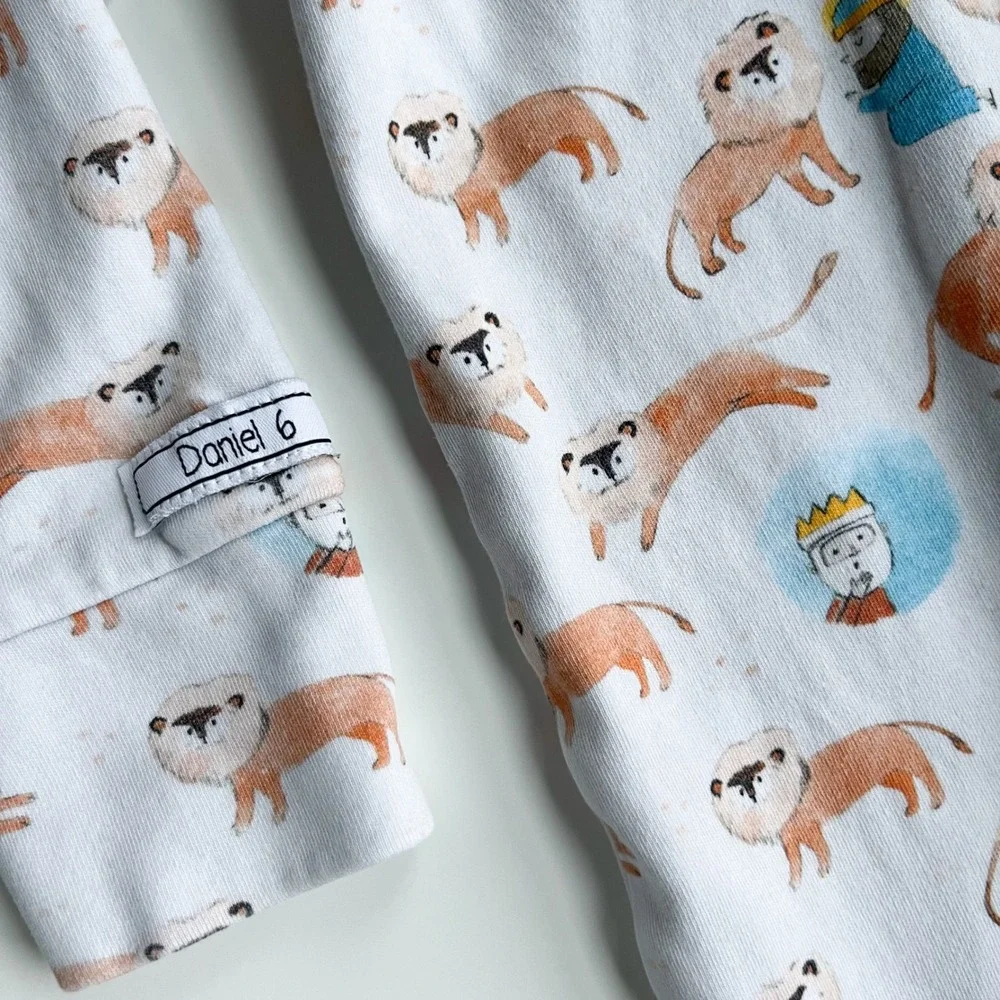 Holy‎ Pals Daniel & The Lions Den Pajama Footie Sleeper 18-24 Months